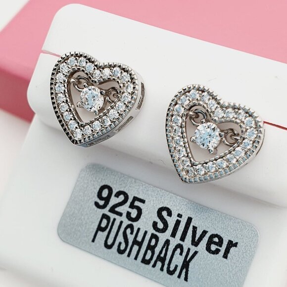 "925 Sterling Silver Cubic Zirconia Earrings, U19254569 - Picture 11 of 11